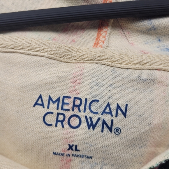 American Crown Multicolored Poncho Hoodie XL rugged with Georgia graphic - Picture 6 of 9